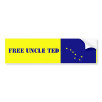 FREE UNCLE TED bumper stickers