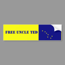 FREE UNCLE TED bumper stickers