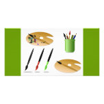 free-vector-painting-accessories-11021 custom photo card