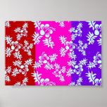 Free Vector Seamless Flower Pattern2 Posters