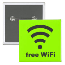 FREE WIFI Vector COMPUTER INTERNET ADVERTISING Pin