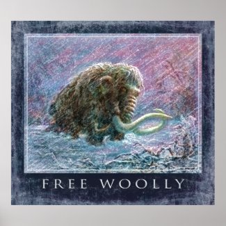 Free Woolly Mammoth Print