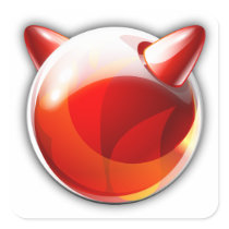 FreeBSD Square Stickers