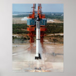 Freedom 7 (Mercury Redstone 3) Launch Poster