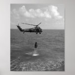 Freedom 7 Splashdown & Recovery Print