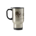 Freedom and Adventure Double Compass Travel Mug