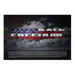 FREEDOM* ASTERISK 36x24 Pro-Liberty Poster posters
