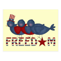 freedom birds 2 postcards