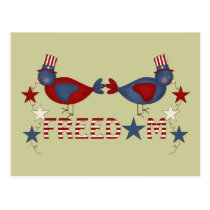 Freedom Birds postcards