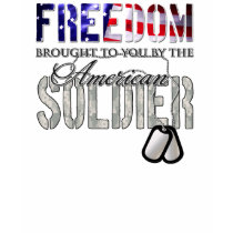 Freedom Brough to You By the American Soldier Shirt