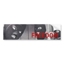 Freedom bumper stickers by TheAnimalLiberator Freedom bumper stickers