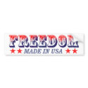 Freedom bumper stickers