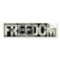 Freedom Bumper Sticker bumper stickers
