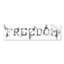 FREEDOM Bumper Sticker
