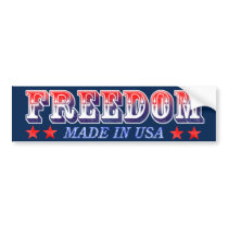 Freedom bumper stickers by rgb_hmo Freedom bumper stickers