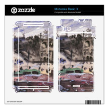 Freedom Castle by Lovis Corinth Motorola Droid X Decal
