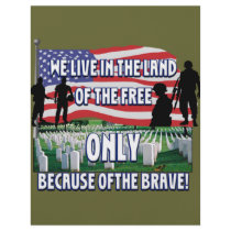 FREEDOM COSTS!  WE LIVE FREE BECAUSE OF SOLDIERS CUSTOM FLYER