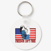 Freedom Dawg Freedom Isn"t Free keychains by quatrosales Freedom Dawg Freedom Isn"t Free keychains