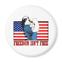Freedom Dawg Freedom Isn"t Free magnets by quatrosales Freedom Dawg Freedom Isn"t Free magnets