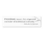 Freedom Defined Bumper Sticker