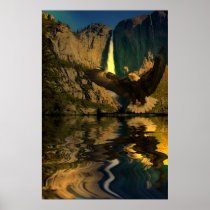Freedom Eagle-3-Lights Print