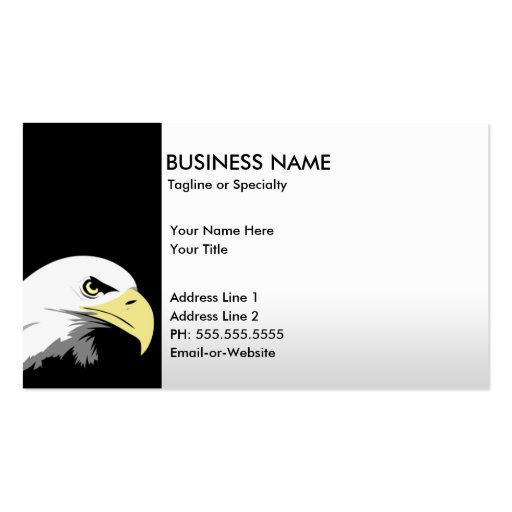 freedom eagle business card