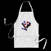 Freedom Eagle Stars USA Patriotic Apron