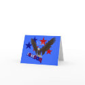 Freedom Eagle Stars USA Patriotic Note Card