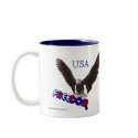 Freedom Eagle USA Patriotic Coffee Mug