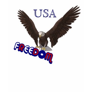 Freedom Eagle USA Patriotic T-Shirt shirt
