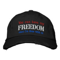 FREEDOM embroidered hats