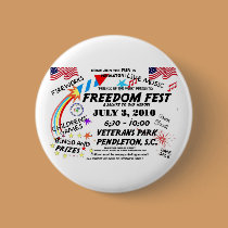 Freedom Fest Button buttons