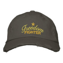 Freedom Fighter embroidered hats