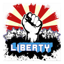 Freedom Fist Poster