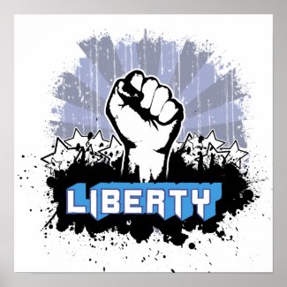 Freedom Fist print