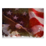 Freedom Flag with Eagle-1 cards