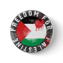 Freedom for Palestine Pinback Button