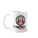 Freedom For Peace Coffee Mugs