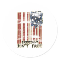 Freedom Free Flag stickers