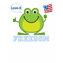 Freedom Frog t-shirts by ProudPolitics Freedom Frog t-shirts