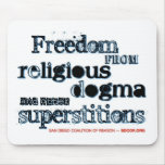 Freedom from Religious Dogma Mousepad