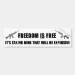 Freedom IS free bumper sticker