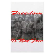 Freedom Is Not Free #002 Stationery Paper