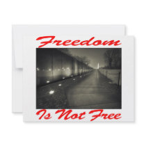 Freedom Is Not Free #003 invitations