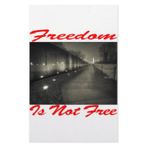 Freedom Is Not Free #003 stationery