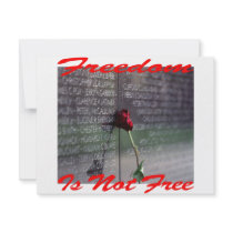 Freedom Is Not Free #004 invitations