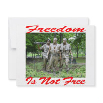 Freedom Is Not Free #005 invitations