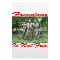 Freedom Is Not Free #005 stationery