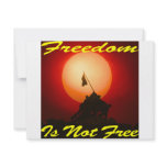Freedom Is Not Free #007 Announcements