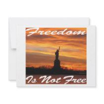 Freedom Is Not Free #008 invitations